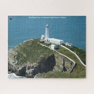 Rompecabezas del faro de Southstack en Gales