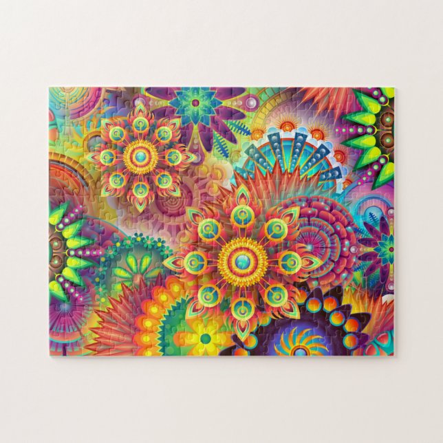 Rompecabezas del Festival de la Flor (Horizontal)