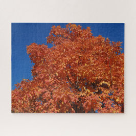 Rompecabezas del follaje del árbol del Naranja de 