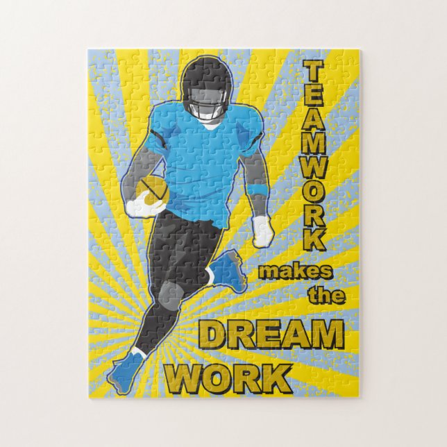 Rompecabezas del fútbol 11x14 para personas de col (Vertical)