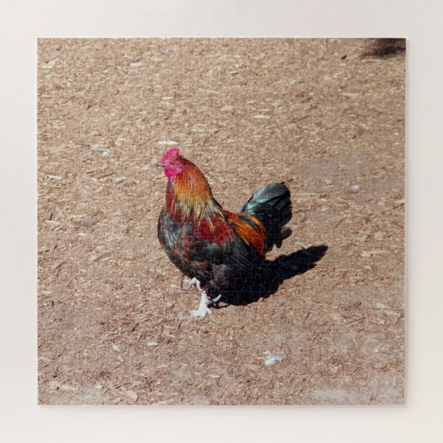 Rompecabezas del gallo de oro (Horizontal)