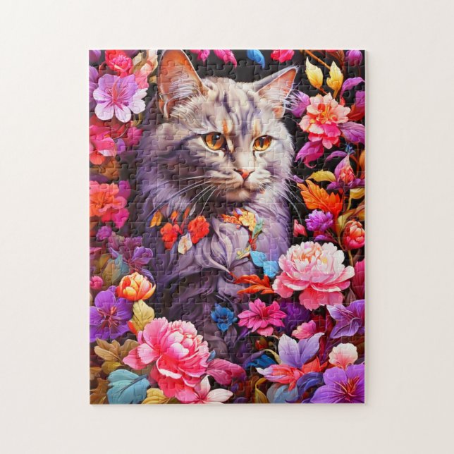 Rompecabezas del gato (Vertical)