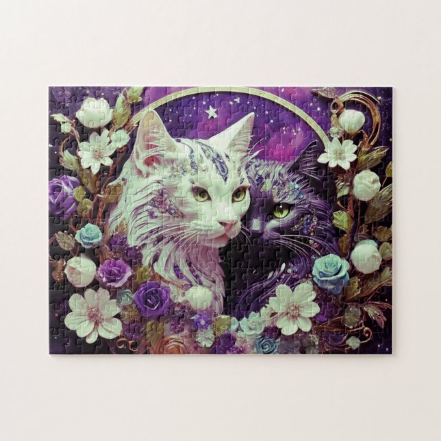 Rompecabezas del gato (Horizontal)