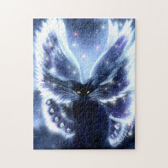 Rompecabezas del gato de hadas virtuosas (Vertical)