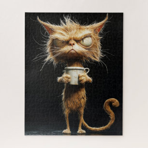Rompecabezas del gato enfurecido