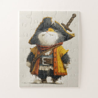 Rompecabezas del gato pirata sensacional