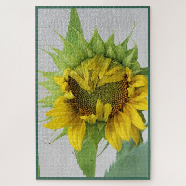 Rompecabezas del Girasol "Tímido" (Vertical)