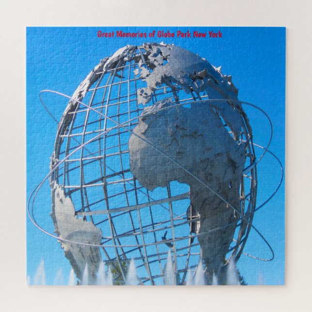Rompecabezas del Globe Park New York (Horizontal)