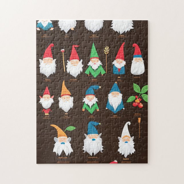 Rompecabezas del Gnome Grump Fest - 252 piezas (Vertical)