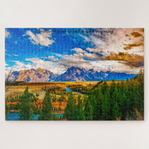 Rompecabezas del Gran Tetón Wyoming Jigsaw