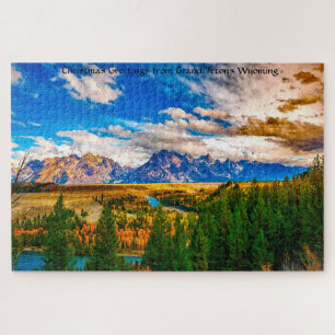 Rompecabezas del Gran Tetón Wyoming Jigsaw