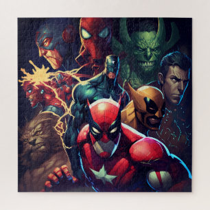 Rompecabezas del Héroe vs Villains Volumen 1