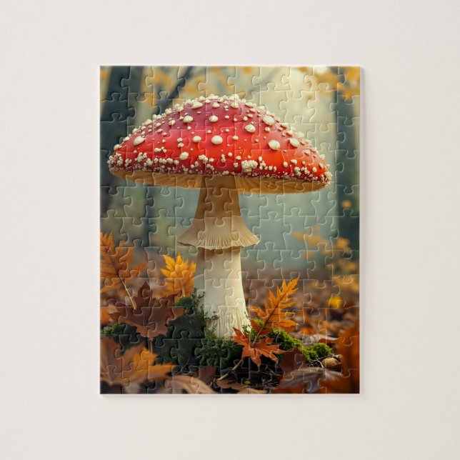 Rompecabezas del hongo de otoño (Vertical)