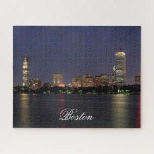 Rompecabezas del horizonte de Boston Massachusetts