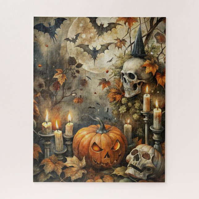 Rompecabezas del horror de Halloween (Vertical)