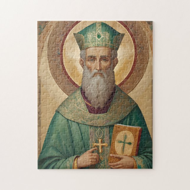 Rompecabezas del ícono de San Patricio (Vertical)