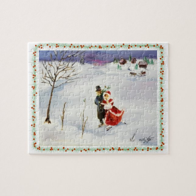 Rompecabezas del invierno en Wonderland (Horizontal)