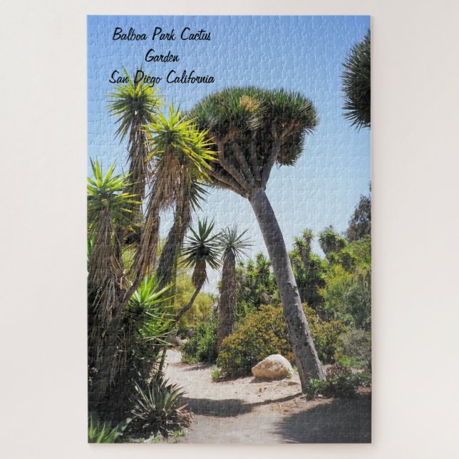 Rompecabezas del Jardín de Cactus del Parque Balbo (Vertical)