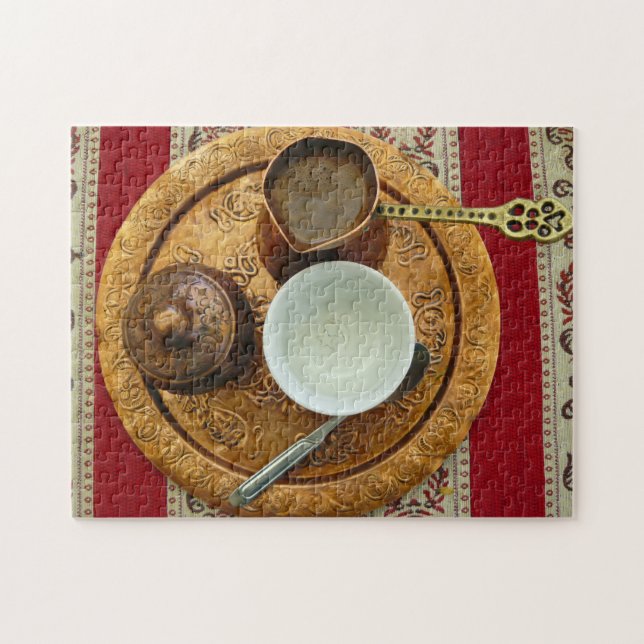 Rompecabezas del juego de café de Mostar Bosnio (Horizontal)