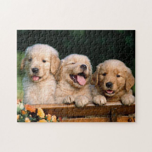 Rompecabezas del juego de los Cachorros (Horizontal)