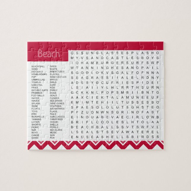 Rompecabezas del juego de palabras (Horizontal)