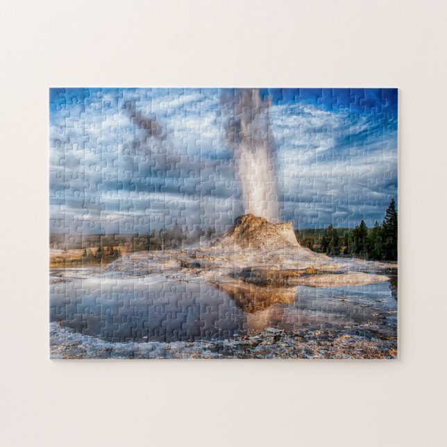 Rompecabezas del juego del géiser de Yellowstone (Horizontal)