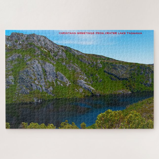 Rompecabezas del lago Crater Tasmania (Horizontal)