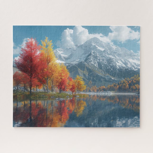 Rompecabezas del Lago Otoño (Horizontal)