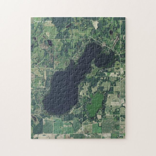 Rompecabezas del lago sugar (Vertical)