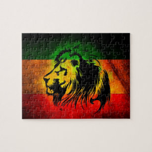 Rompecabezas del león de reggae