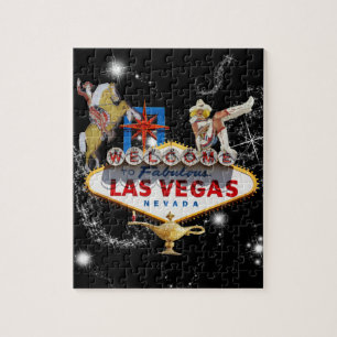 Rompecabezas del letrero de bienvenida de Las Vega