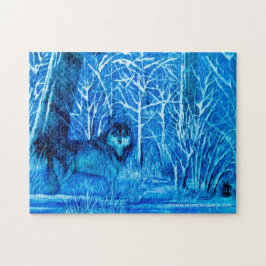 Rompecabezas del Lobo Azul