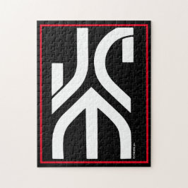 Rompecabezas del logotipo estilizado de JCM