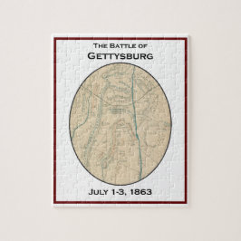 Rompecabezas del mapa de Gettysburg