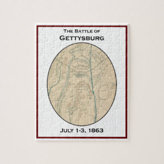 Rompecabezas del mapa de Gettysburg