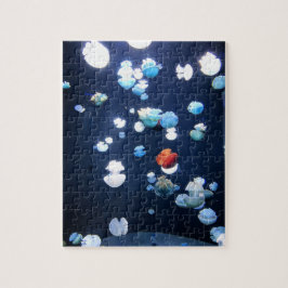 Rompecabezas del monograma de los pescados de