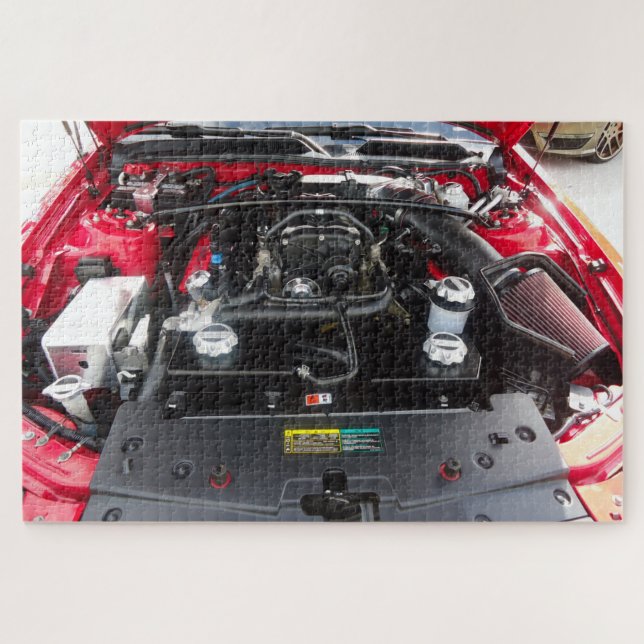 rompecabezas del motor de supercoches (Horizontal)