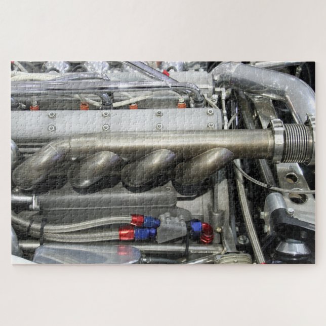 rompecabezas del motor del automóvil (Horizontal)
