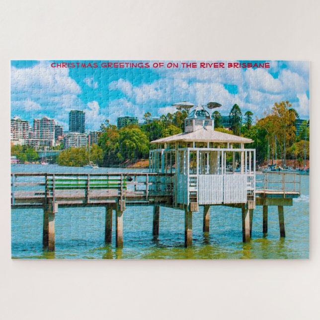 Rompecabezas del muelle del río Brisbane (Horizontal)