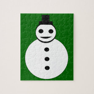 Rompecabezas del muñeco de nieve sonriente de Navi