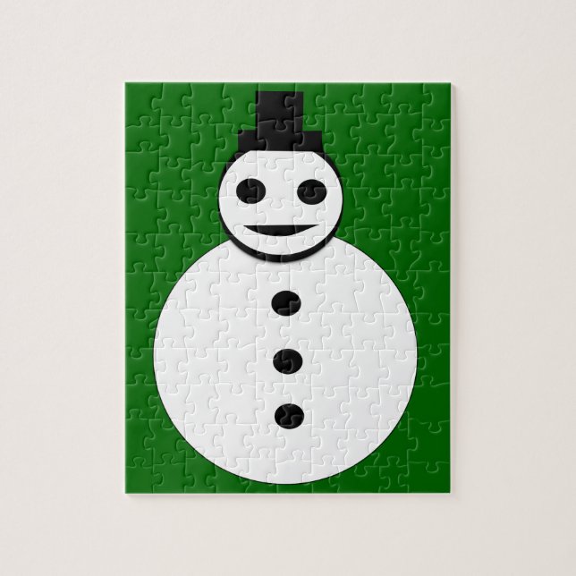 Rompecabezas del muñeco de nieve sonriente de Navi (Vertical)