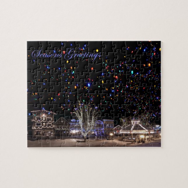 Rompecabezas del navidad:  'Aurora boreal (Horizontal)