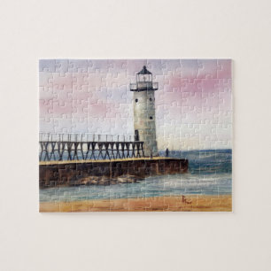 Rompecabezas del norte del faro de Manistee