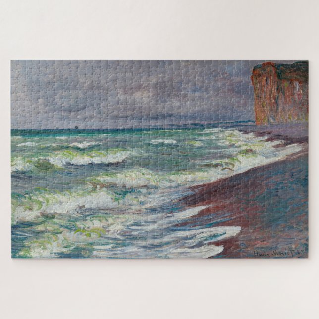 Rompecabezas del Océano de Claude Monet – Mar Agit (Horizontal)