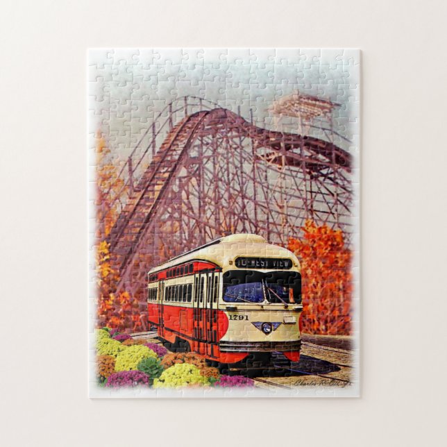 Rompecabezas del oeste del parque de la visión (Vertical)