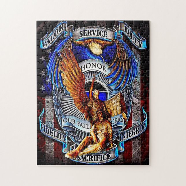 Rompecabezas del oficial de policía (Vertical)