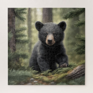 Rompecabezas del Oso Negro en North Woods