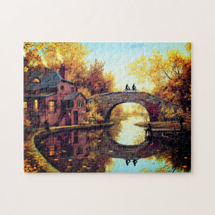 Rompecabezas del Otoño Hermoso Paisaje