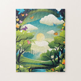 Rompecabezas del paisaje de verano