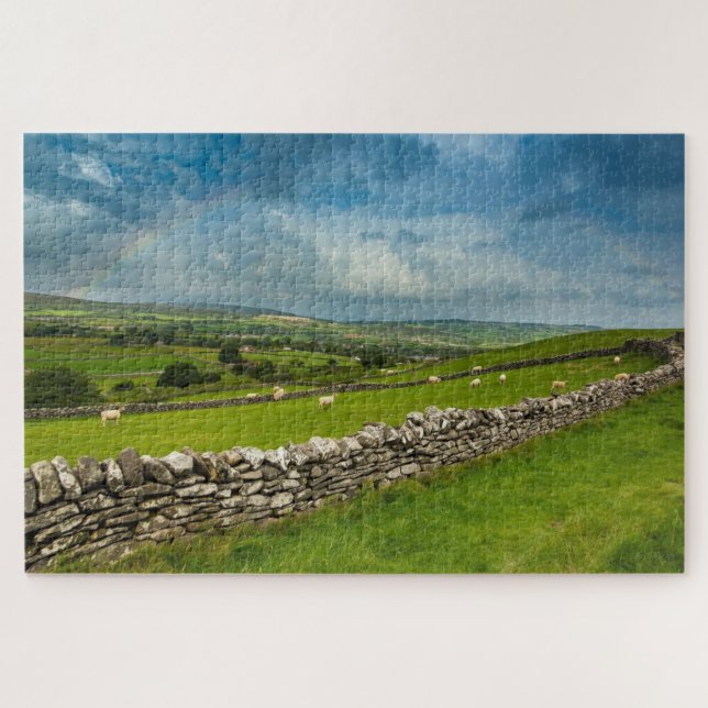 Rompecabezas del paisaje rural irlandés (Horizontal)